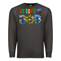 Smoke ausome autism dad Premium Sweatshirt - AdoDesignShop