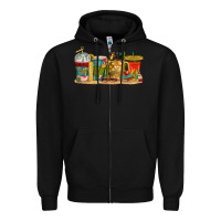 Black teacher fuel coffee cups Zipper Hoodie - texasbilliewilder