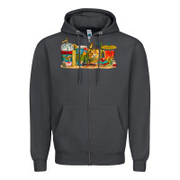 Smoke teacher fuel coffee cups Zipper Hoodie - texasbilliewilder