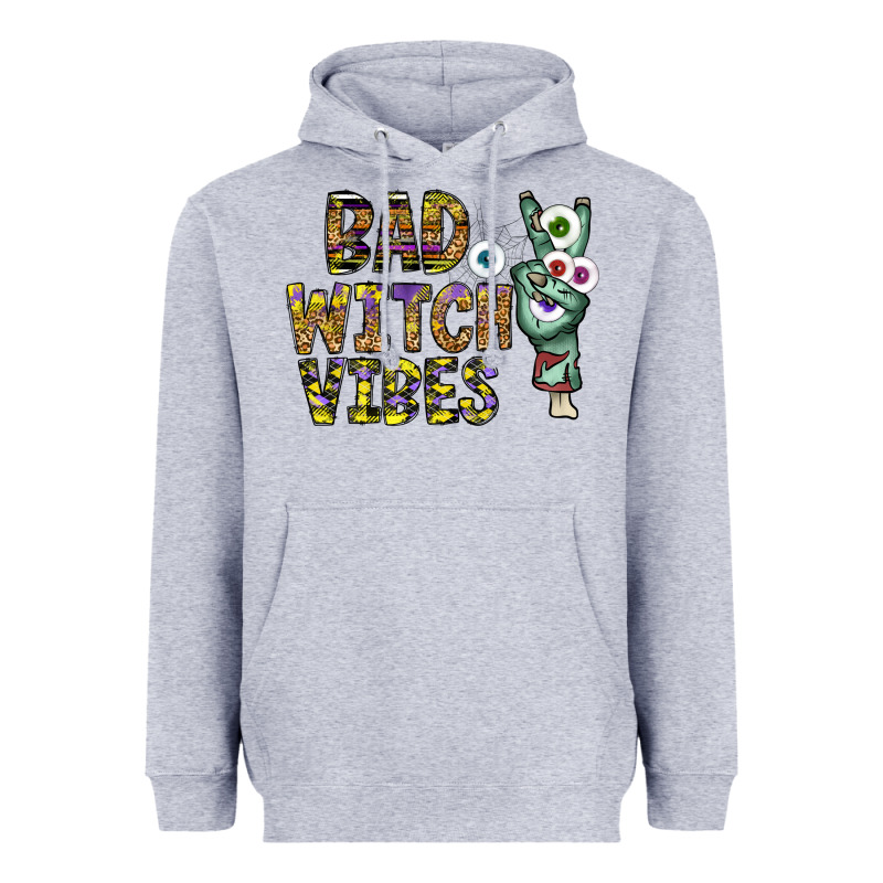 Bad Witch Vibes Heavyweight Hoodie by CowhideDigitalArt | Teevron