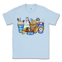Dusty Blue siberian husky coffee cups Classic Tee - Zillion Design Studio