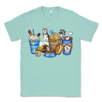 Seafoam siberian husky coffee cups Classic Tee - Zillion Design Studio
