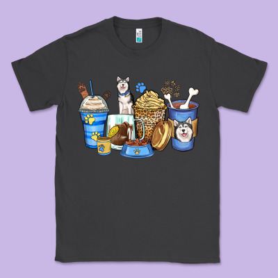 Classic Tee siberian husky coffee cups
