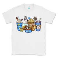 White siberian husky coffee cups Classic Tee - Zillion Design Studio