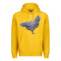 Lemon Ameraucana Chicken Premium Hoodie - LillyAllenDesigns