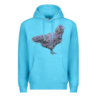 Ocean Blue Ameraucana Chicken Premium Hoodie - LillyAllenDesigns