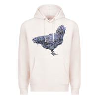 Pale Pink Ameraucana Chicken Premium Hoodie - LillyAllenDesigns