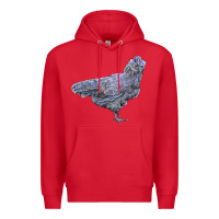 Red Ameraucana Chicken Premium Hoodie - LillyAllenDesigns