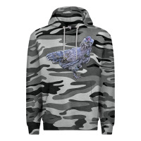 Slate Camo Ameraucana Chicken Premium Hoodie - LillyAllenDesigns