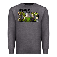 Charcoal Heather army dad Premium Sweatshirt - AdoDesignShop