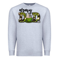 Heather Grey army dad Premium Sweatshirt - AdoDesignShop
