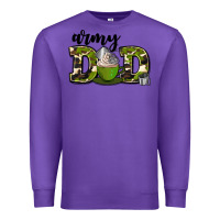 Purple army dad Premium Sweatshirt - AdoDesignShop