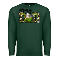 Sports Green army dad Premium Sweatshirt - AdoDesignShop
