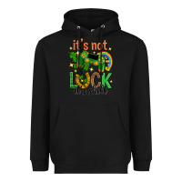 Black its not luck its skill st. patricks day Heavyweight Hoodie - Neo Western