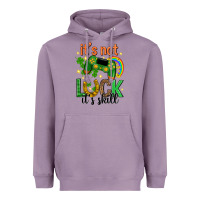 Lavender its not luck its skill st. patricks day Heavyweight Hoodie - Neo Western