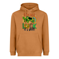 Meerkat its not luck its skill st. patricks day Heavyweight Hoodie - Neo Western