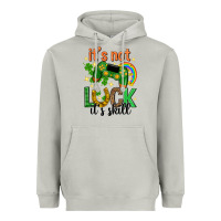 Moon Dust its not luck its skill st. patricks day Heavyweight Hoodie - Neo Western
