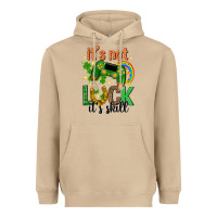 Mushroom its not luck its skill st. patricks day Heavyweight Hoodie - Neo Western