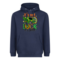 Navy its not luck its skill st. patricks day Heavyweight Hoodie - Neo Western