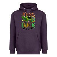 Plum its not luck its skill st. patricks day Heavyweight Hoodie - Neo Western