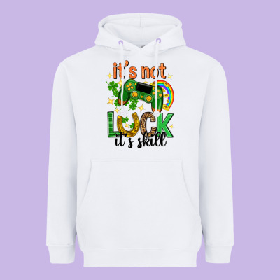 Its Not Luck Its Skill St. Patricks Day Heavyweight Hoodie Designed By Neo Western