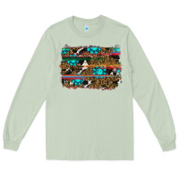 Matcha western background Long Sleeve Tee - RanaPortraitStore