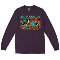 Plum western background Long Sleeve Tee - RanaPortraitStore