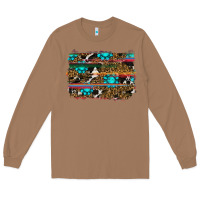 Toasted Coconut western background Long Sleeve Tee - RanaPortraitStore