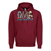 Burgundy qma qualified medical aide Zipper Hoodie - Zillion Design Studio