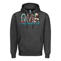 Charcoal Heather qma qualified medical aide Zipper Hoodie - Zillion Design Studio