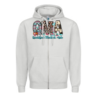 Dove Grey qma qualified medical aide Zipper Hoodie - Zillion Design Studio