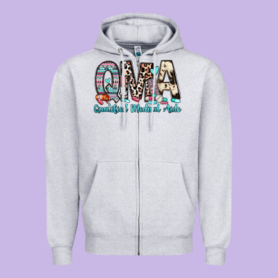 Zipper Hoodie qma qualified medical aide
