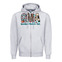Heather Grey qma qualified medical aide Zipper Hoodie - Zillion Design Studio
