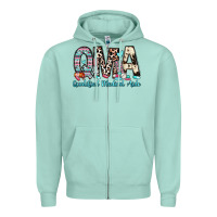 Seafoam qma qualified medical aide Zipper Hoodie - Zillion Design Studio