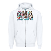 White qma qualified medical aide Zipper Hoodie - Zillion Design Studio