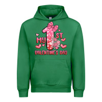 Emerald my first valentines day Urban Hoodie - MaliasSmallBusiness