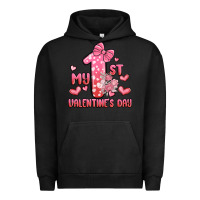 Pigment Black my first valentines day Urban Hoodie - MaliasSmallBusiness