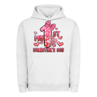 Pigment Lunar Rock my first valentines day Urban Hoodie - MaliasSmallBusiness