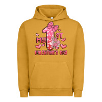 Pigment Peanut Butter my first valentines day Urban Hoodie - MaliasSmallBusiness