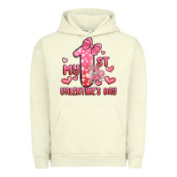 Pigment Pistachio my first valentines day Urban Hoodie - MaliasSmallBusiness