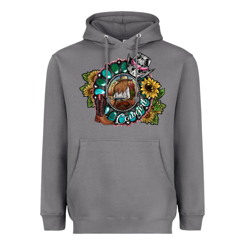 Cowgirl Heavyweight Hoodie by SublimationCraftShop | Teevron
