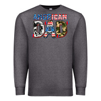 Charcoal Heather American dad Premium Sweatshirt - AdoDesignShop