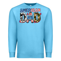 Ocean Blue American dad Premium Sweatshirt - AdoDesignShop