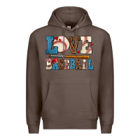 Coffee love baseball Premium Hoodie - AdoDesignShop