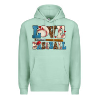 Seafoam love baseball Premium Hoodie - AdoDesignShop