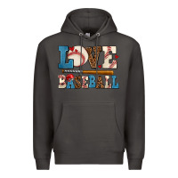 Smoke love baseball Premium Hoodie - AdoDesignShop