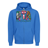 True Royal pta physical therapy assistant Zipper Hoodie - Zillion Design Studio