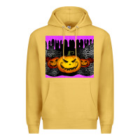 Antique Gold halloween jack o'lantern dripping glitter tumbler Premium Hoodie - Jasminsmagicworld