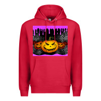 Cardinal halloween jack o'lantern dripping glitter tumbler Premium Hoodie - Jasminsmagicworld