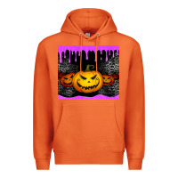 Carrot halloween jack o'lantern dripping glitter tumbler Premium Hoodie - Jasminsmagicworld
